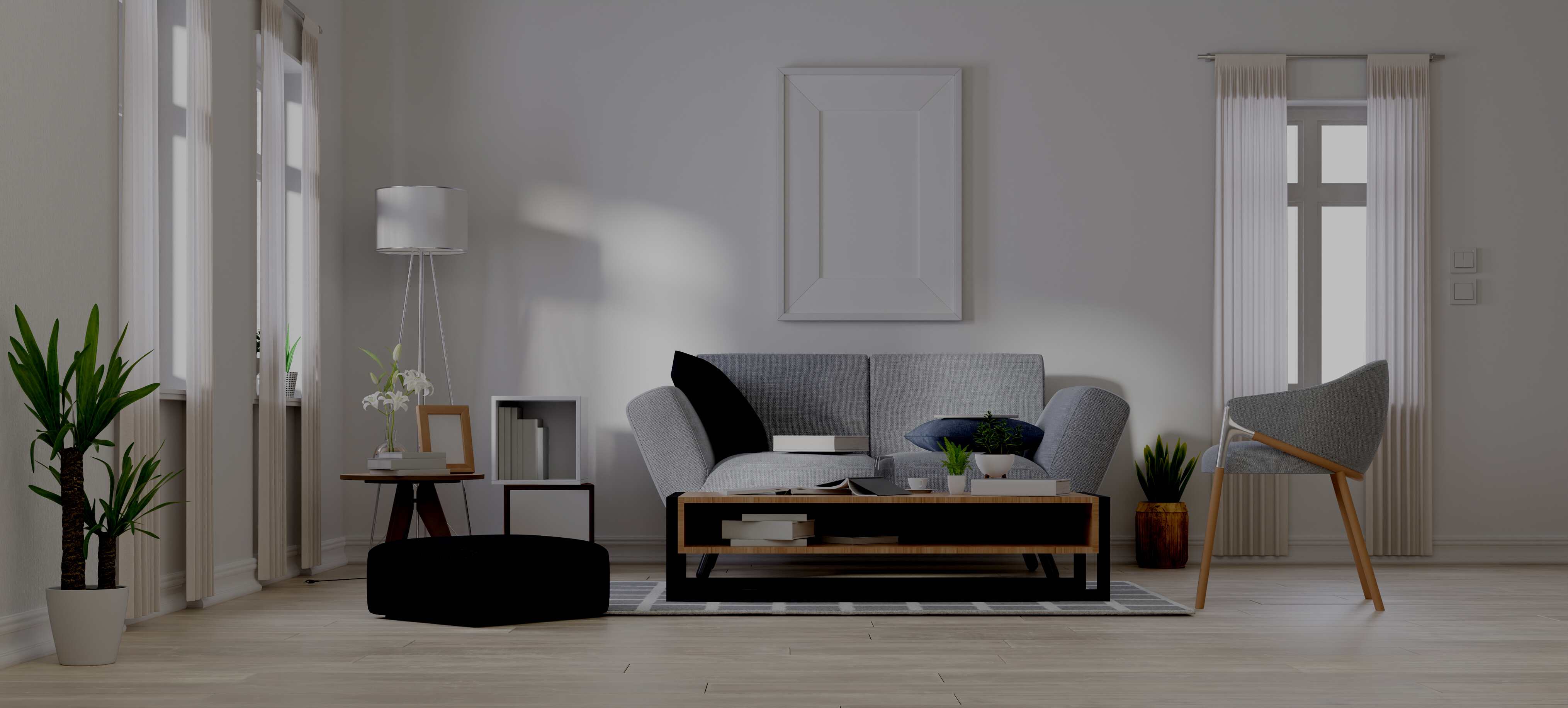 Modern Living Room Interior 